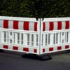 Verplaatsbare kunststof veiligheids hekken 5 Veiligheidshekken rood-wit